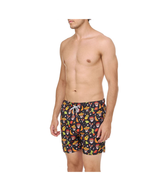 Microfiber Printed Short
