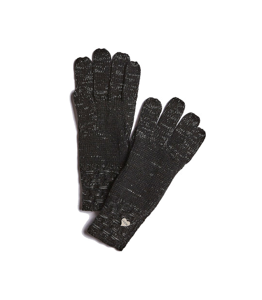Guanti Lavorazione Maglia Logo - Nero