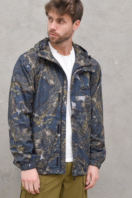 Terra Jacket - Satellite Print Deep