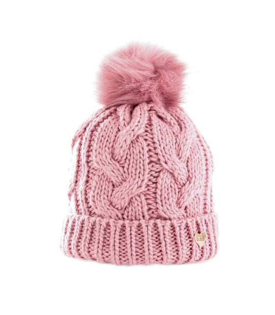 Cuffia Pom Pom - Rose