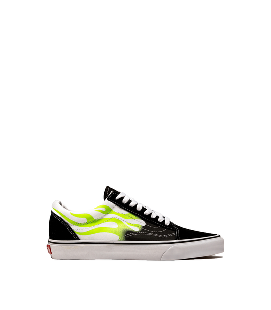 Old Skool Flame - Black/True White