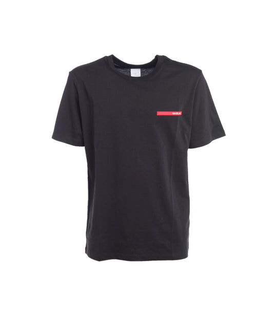 T-Shirt G/C M/M + Stampa - Nero