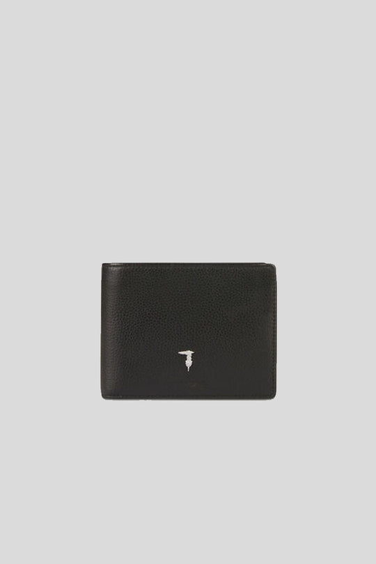 Wallet Trifold Tumbled - Black