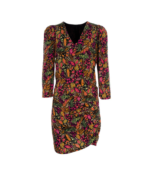 Abito Maniche Sbuffo - Fantasia