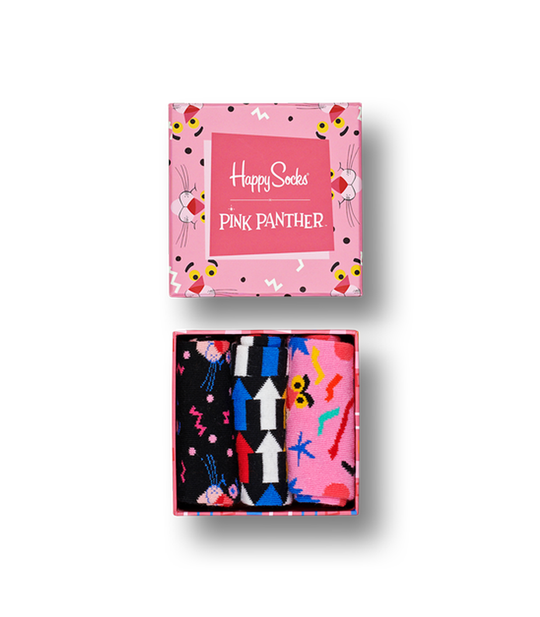 3 Pack Pink Panther Socks