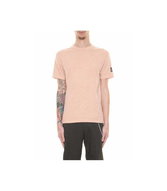 T-shirt a maniche corte rosa