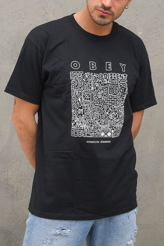 Obey Creative Dissent - Black