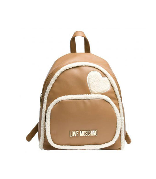 Zaino Pu Cammello + Eco Shearling Avo