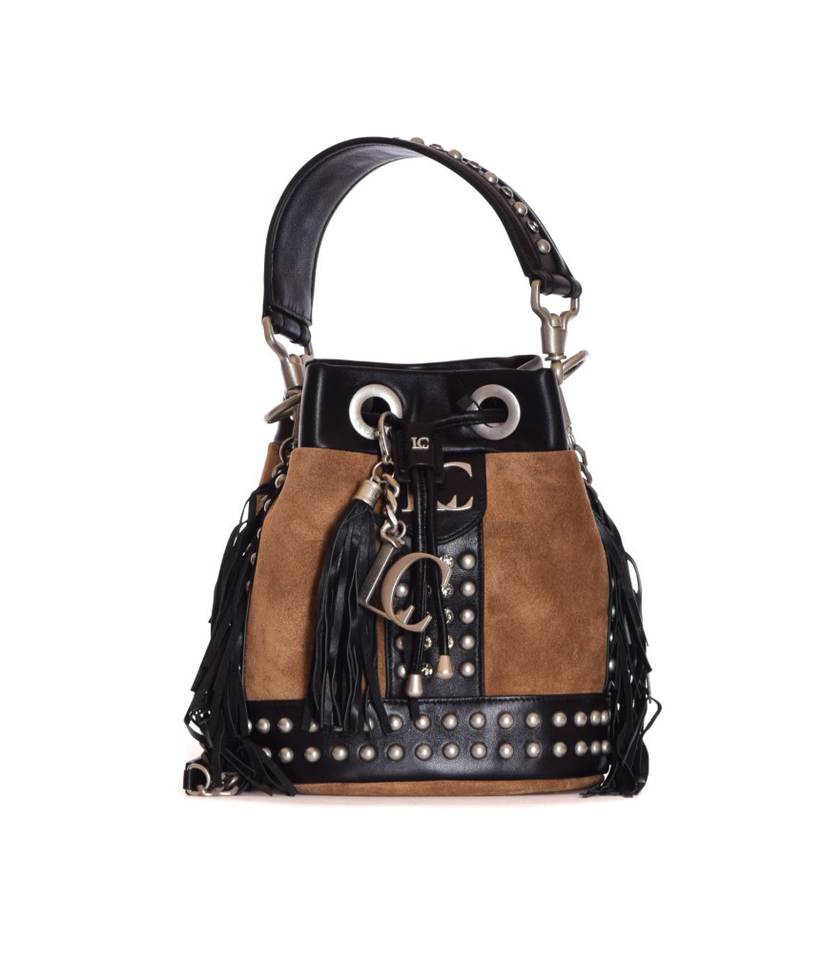 Bella Bucket Suede + Leather - Taupe — 1