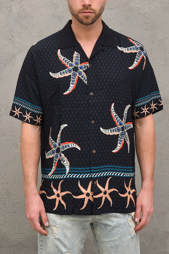 Ecovero Printed Oversized Hawaiian Shirt