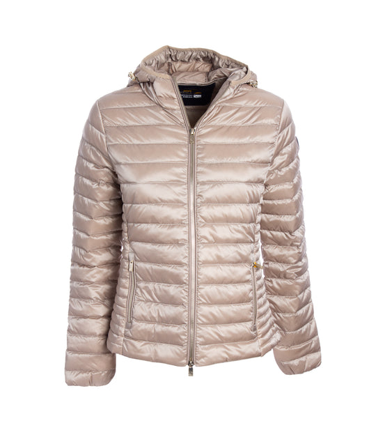 Carrie - Light Down Hoody Jkt - Simply Taupe