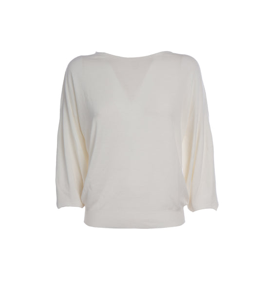 Girocollo Manica Tulipano - Panna