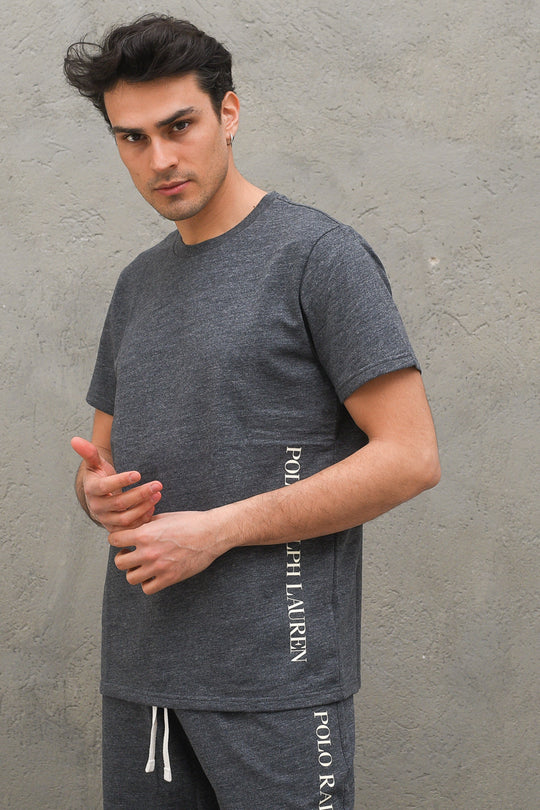 S/S Crew - Charcoal