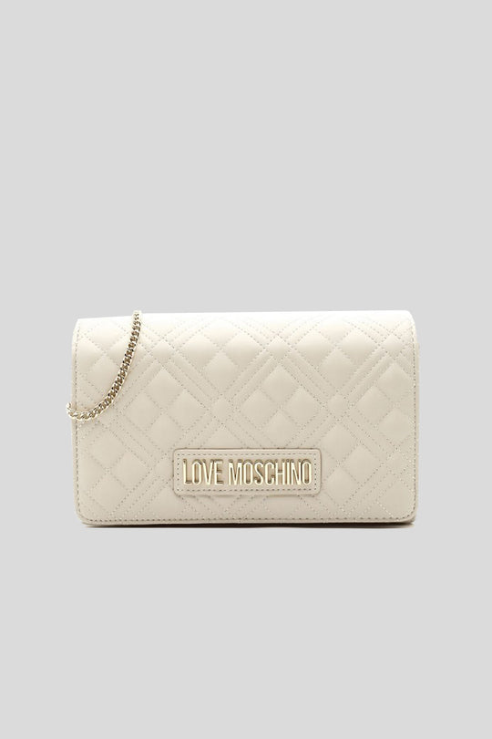Borsa Quilted Nappa Pu - Avorio
