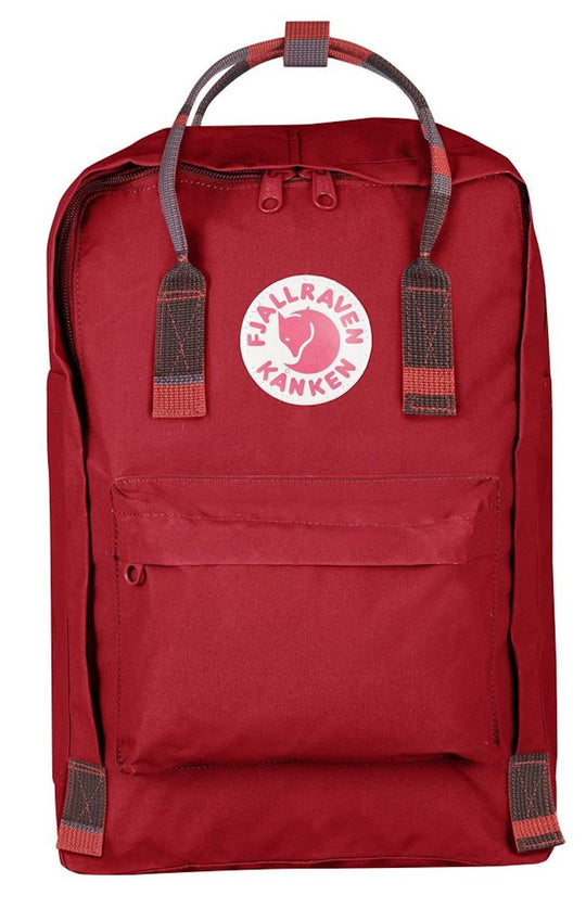 Kanken 15 - Deep Red/Random Blocked