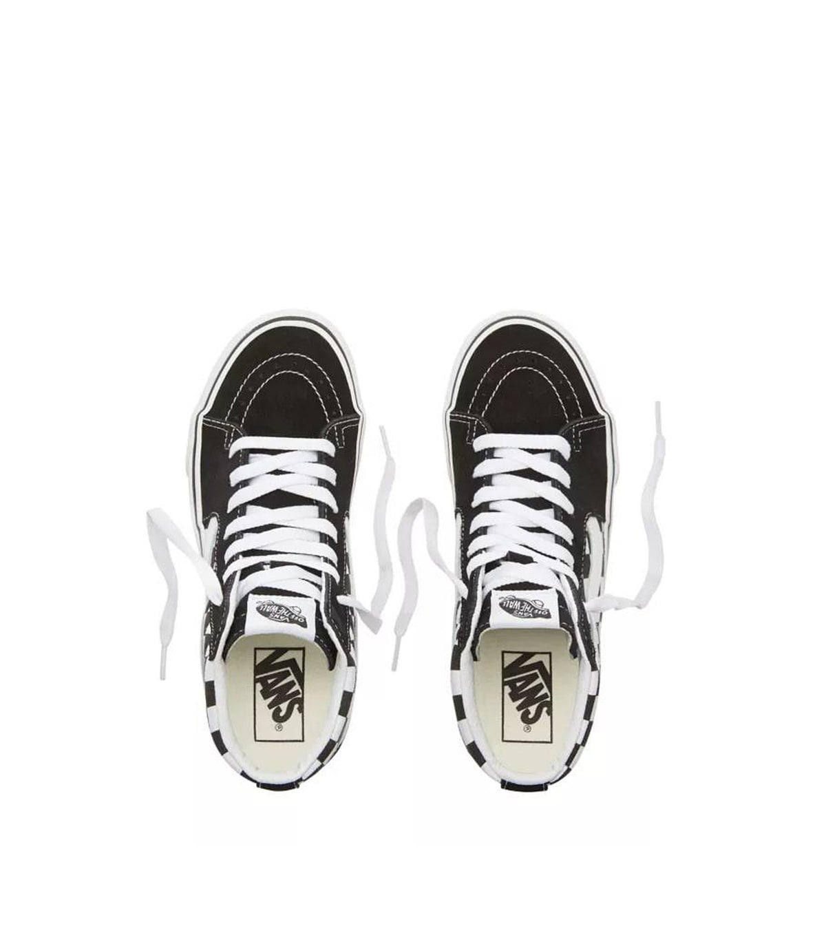 Sk8-Hi Platform 2 - Checkerboard/True White — 3