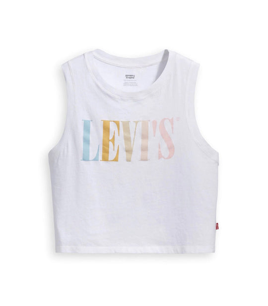 Graphic Crop - White