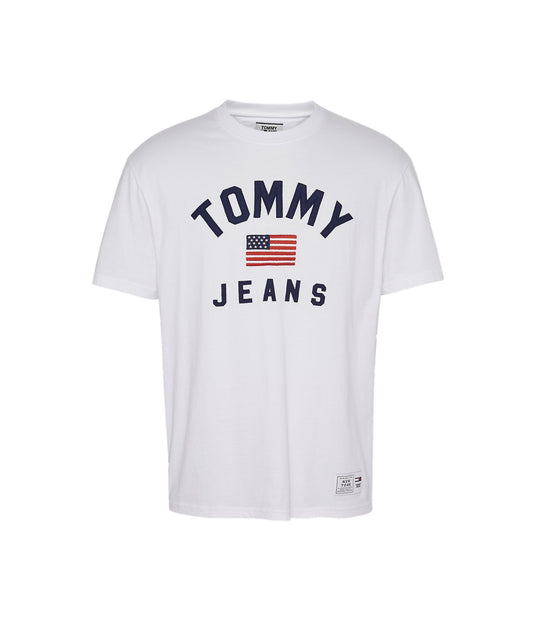 Tjm Usa Flag Tee - Classic White
