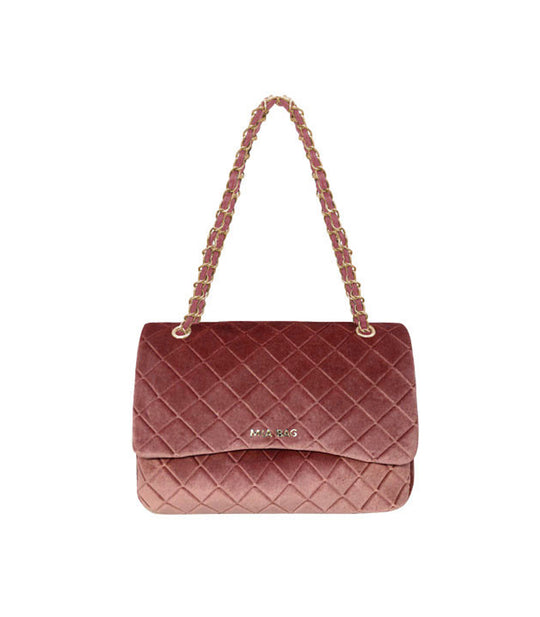 Tracolla Rombi Velvet MB - Cipria