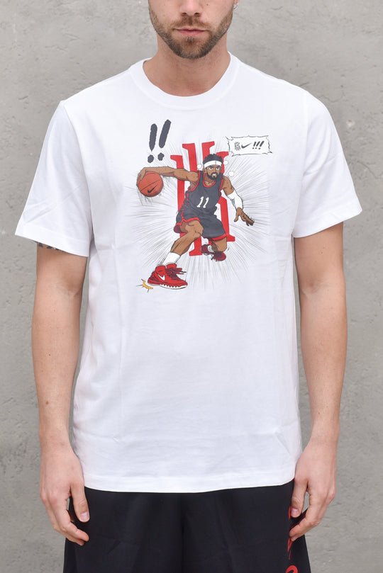 Kyrie Manga Logo Men's Baketball T - White