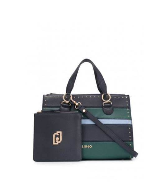 M Double Zip Satchel - Midnight/B Wave/Bot