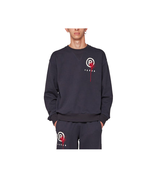 Ntf Cotton Crewneck - Navy