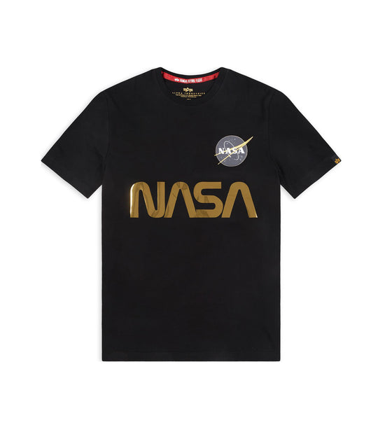 Nasa Reflective T - Black Gold