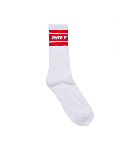Cooper II Socks - White/Rio Red