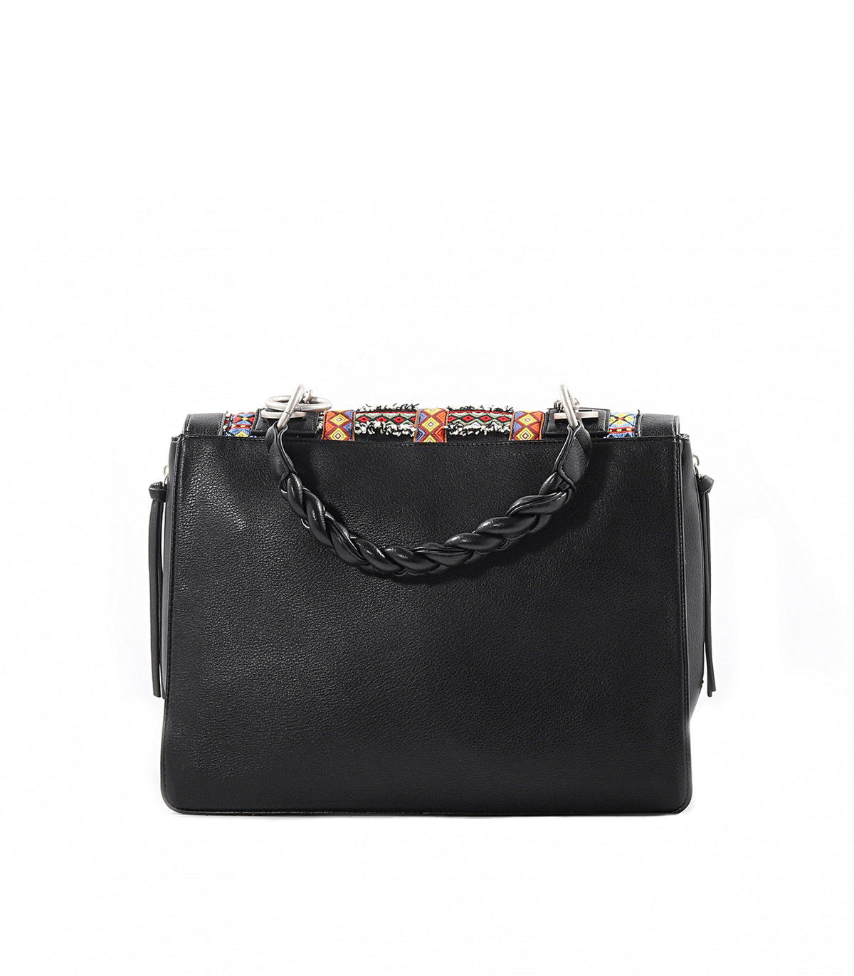 Yucatan Large Shopping Bott Vegan + Text - Combi Black — 4