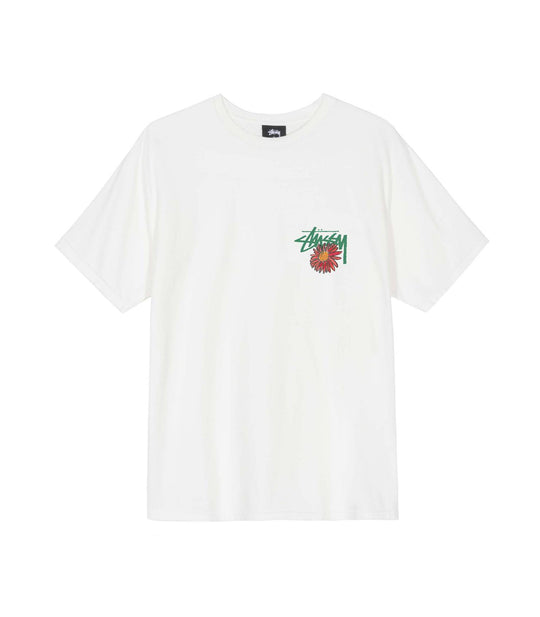 Smokin Skull Pig Dyed Tee - Natural