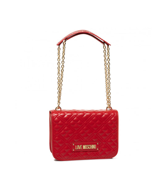 Borsa Quilted Nappa Pu - Rosso
