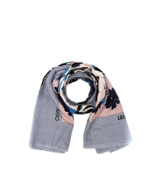 Foulard 120x120 Circle Flower - Mercurio