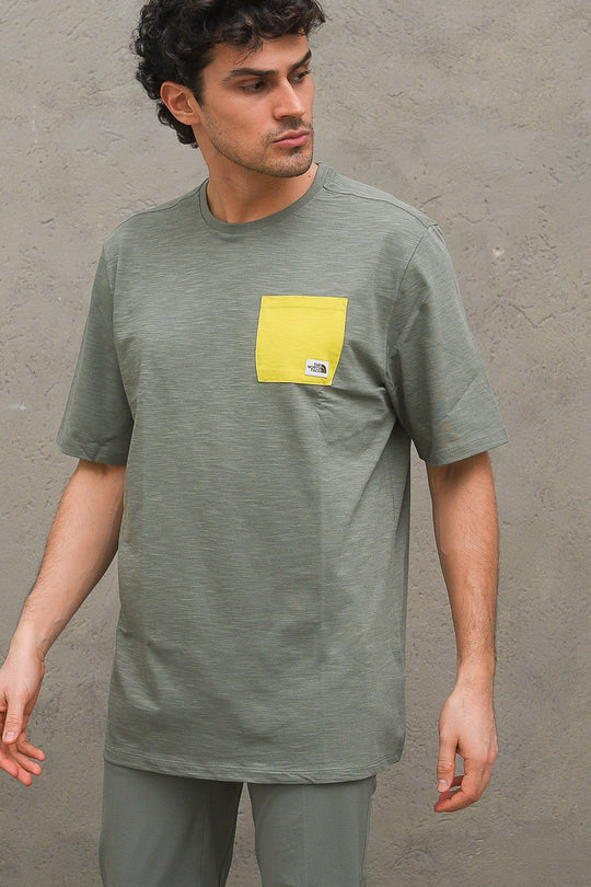 M S/s Campen Tee - Agave Green