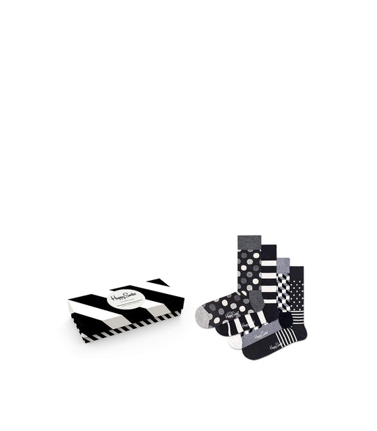 Classic Black & White Socks Gift Set
