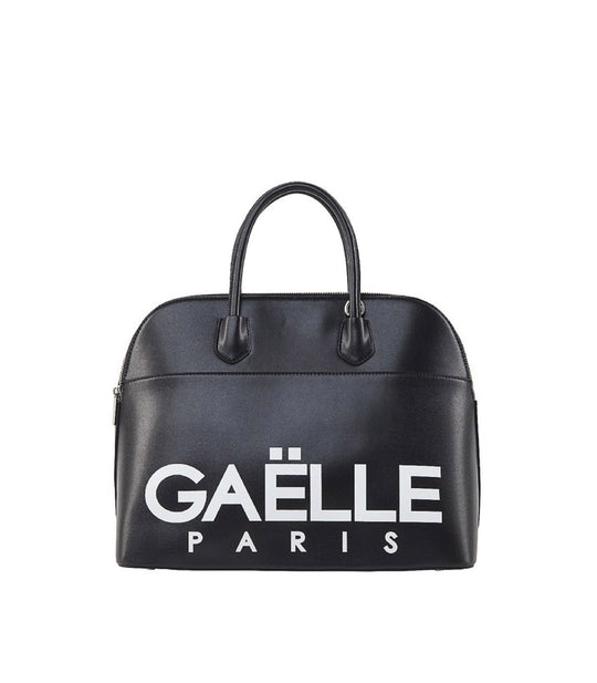 Maxi Bowling Bag + Scritta - Nero