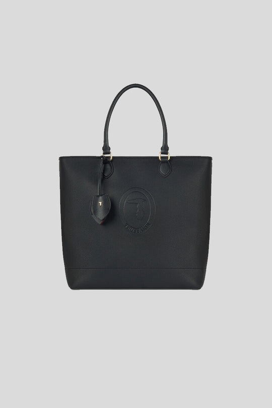 Pre Iris Shopper Lg Stampa Cervo - Black