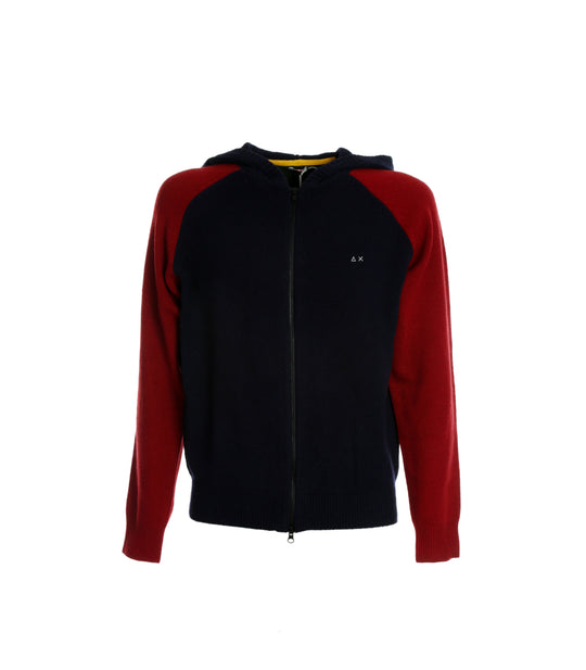 Hood Color Block - Navy Blue