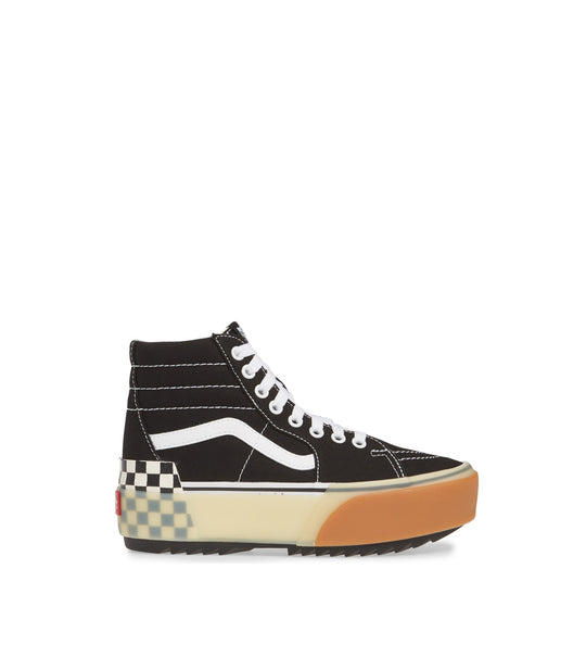 Sk8-Hi Stacked - Black/Checkerboard