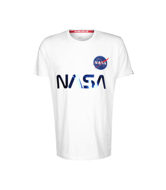 Nasa Reflective T - White/Blue