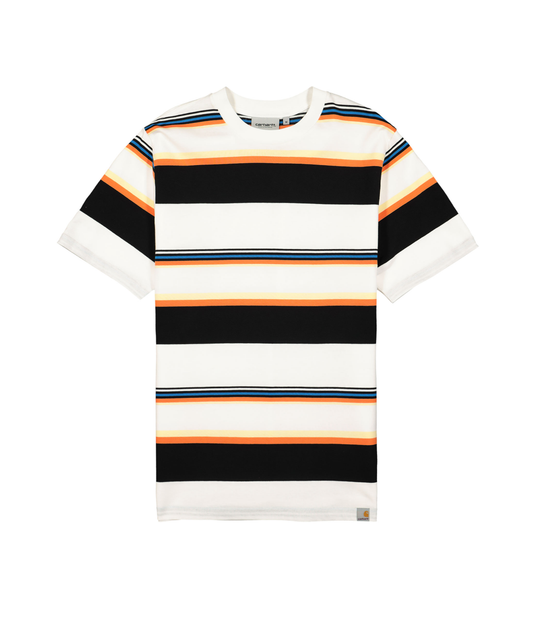 S/S Sunder T-Shirt - Sunder Stripe/Wax