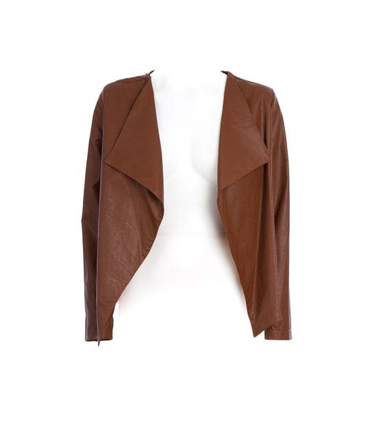 Giacca Ecopelle Donna - Cuoio