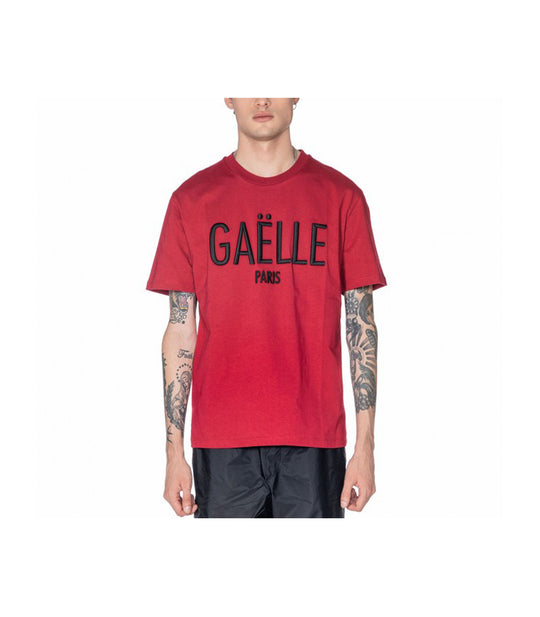 T-Shirt Jersey Mezza Manica Con Stampa - Rosso