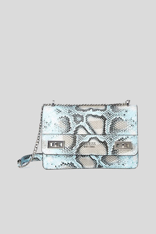 Katey Xbody Flap - Aqua Pynthon