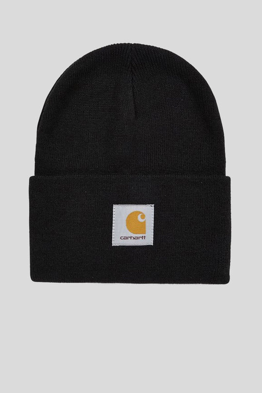 Acrylic Watch Hat - Black