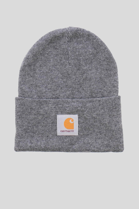 Acrylic Watch Hat - Dark Grey Heather