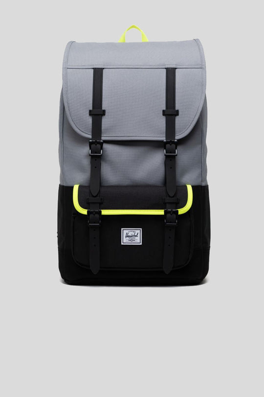 Herschel Little America Pro - Grey/Black/Saf