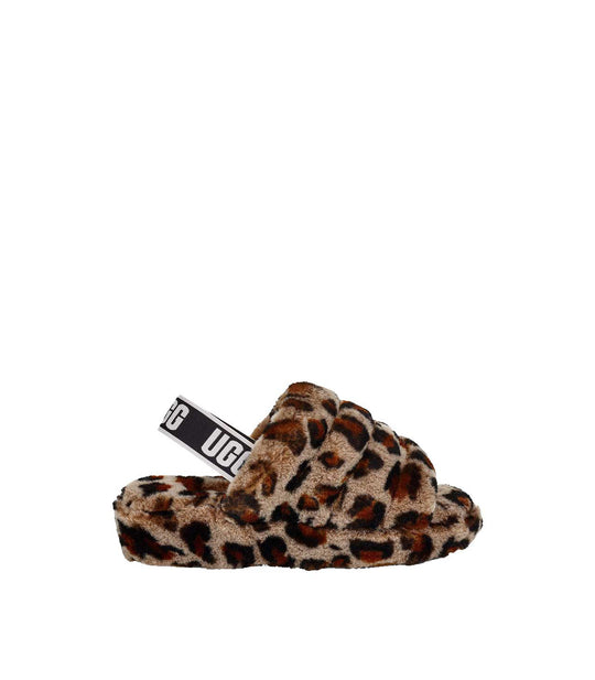 W Fluffy Yeah Slide - Leopard
