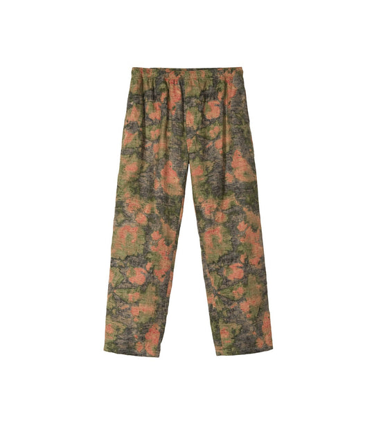 Reverse Jacquard Relaxed Pant - Floral