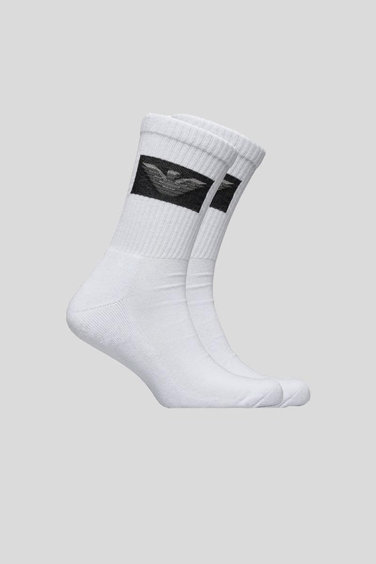 Set Calze Spugna-Bianco