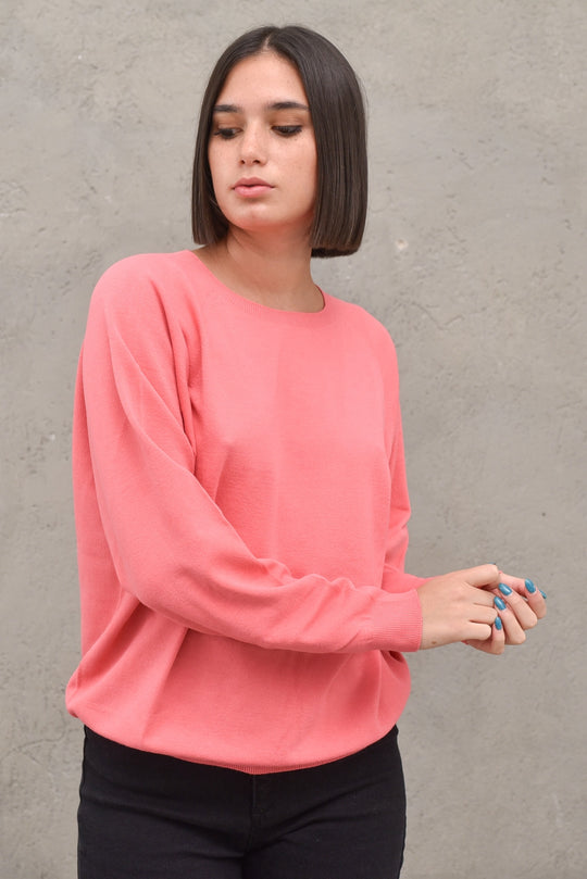 Girocollo Over - Corallo